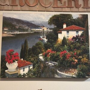 Italian Wrapped Oil Canvas Art Replica Print with Print Identification